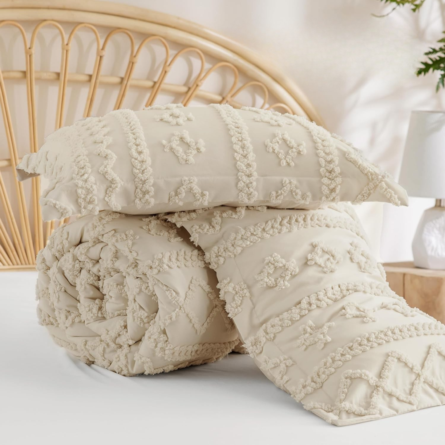 Boho Deluxe Embroidery Comforter Set