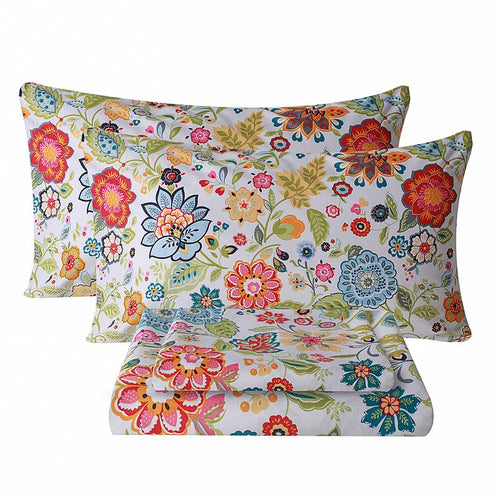 Ultra Soft Floral Sheets (4 Piece)